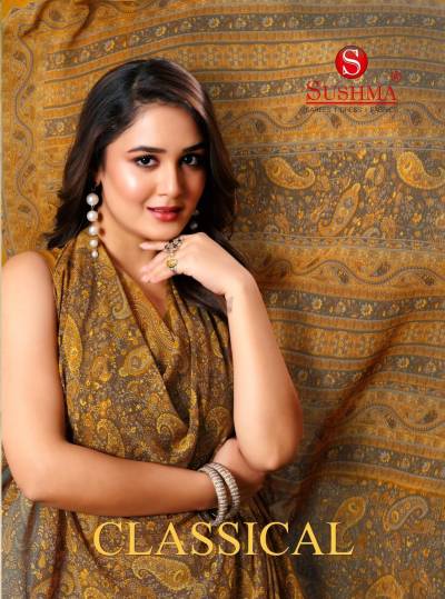 CLASSICAL BY SUSHMA DESIGNER WEIGHTLESS SAREES WHOLESALER IN INDIA